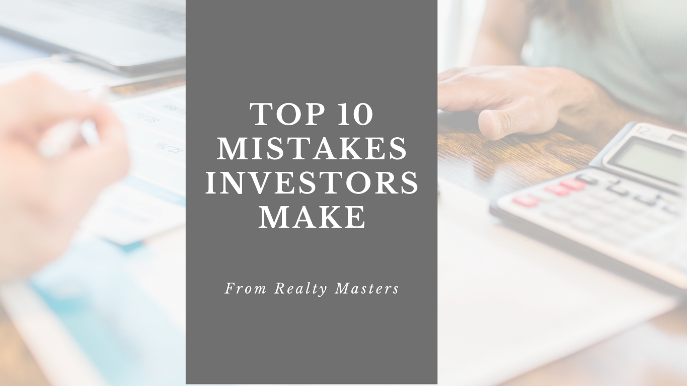 top 10 mistakes Pensacola investors make top 10 mistakes Pensacola investors make