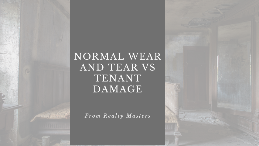 normal wear and tear vs tenant damage
