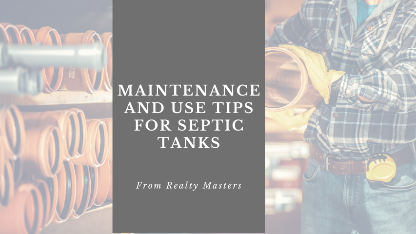 maintenance and use tips for septic tanks