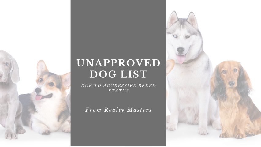 unapproved dog list