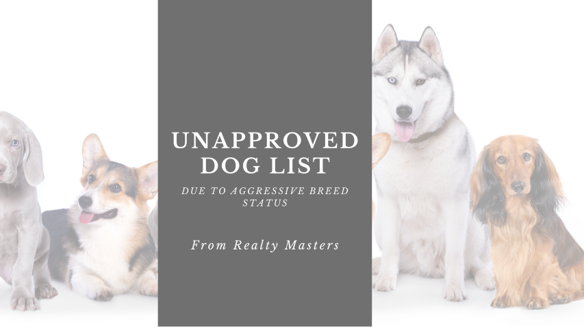 unapproved dog list unapproved dog list