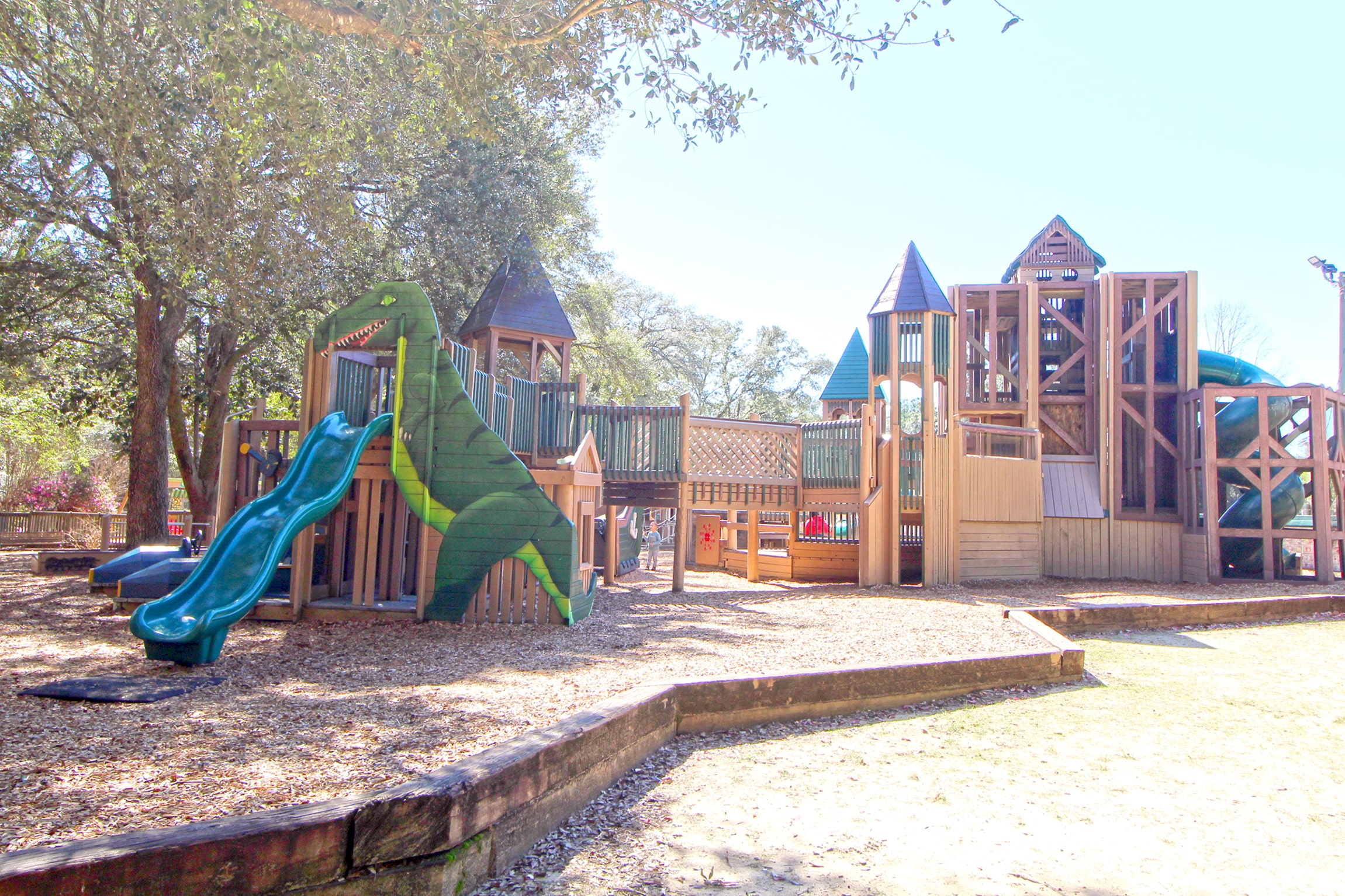 Large playground at Benny Russell Park