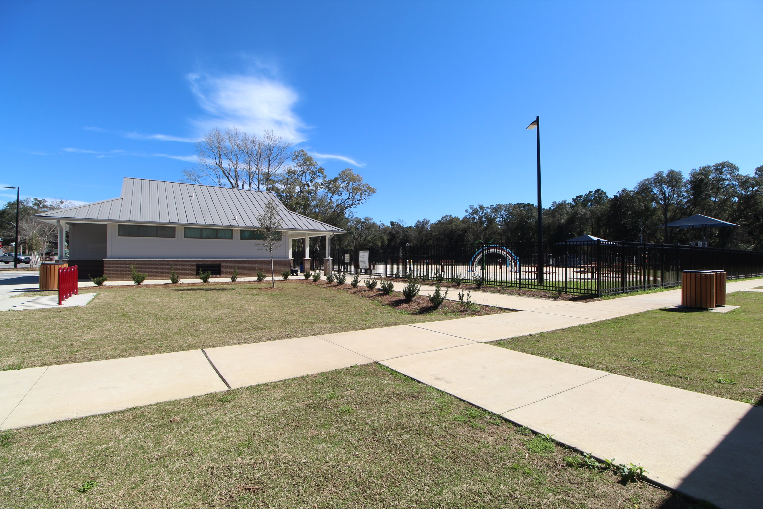 Splash pad at Benny Russell Park in Pace