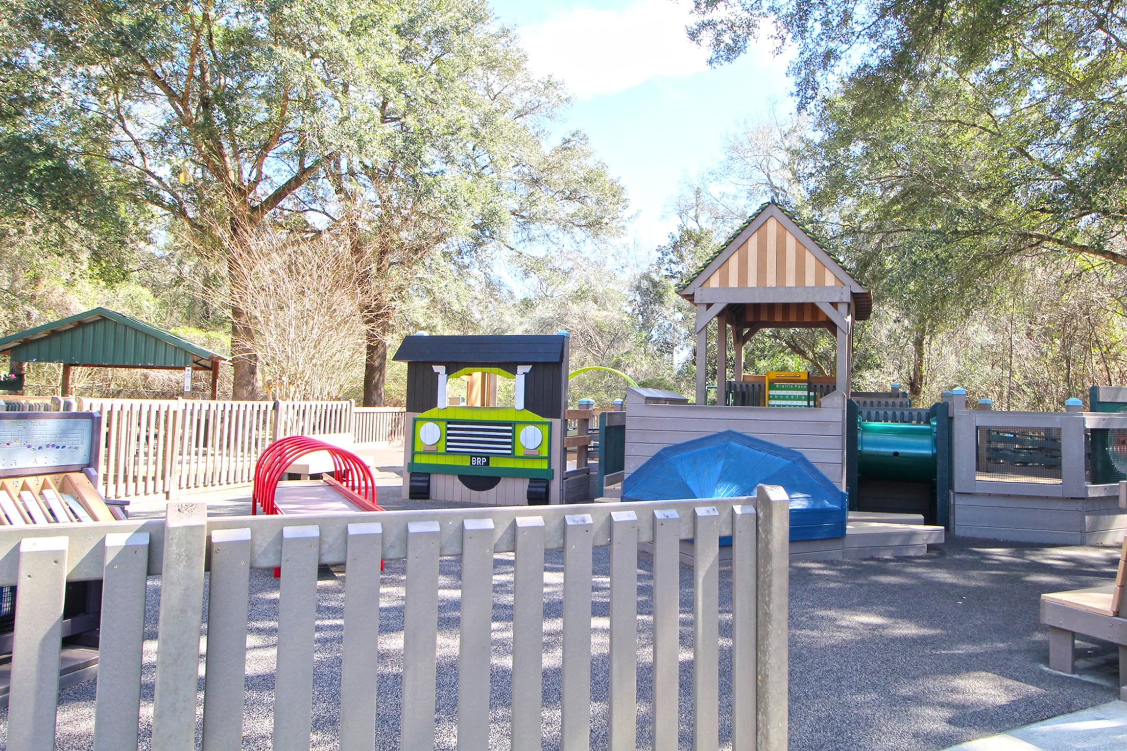 Toddler play area at Benny Russell Park