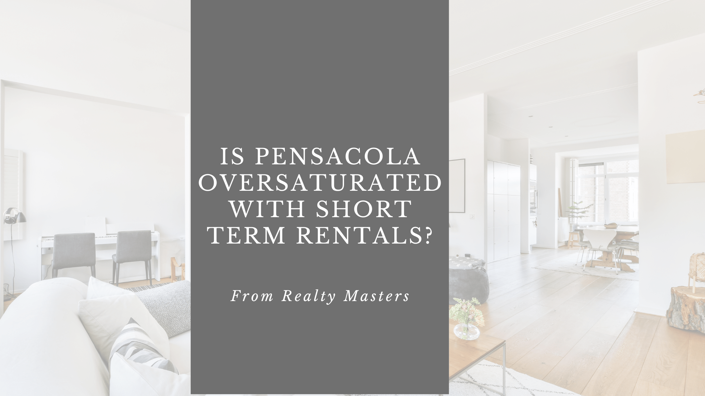Is Pensacola oversaturated with short term rentals?