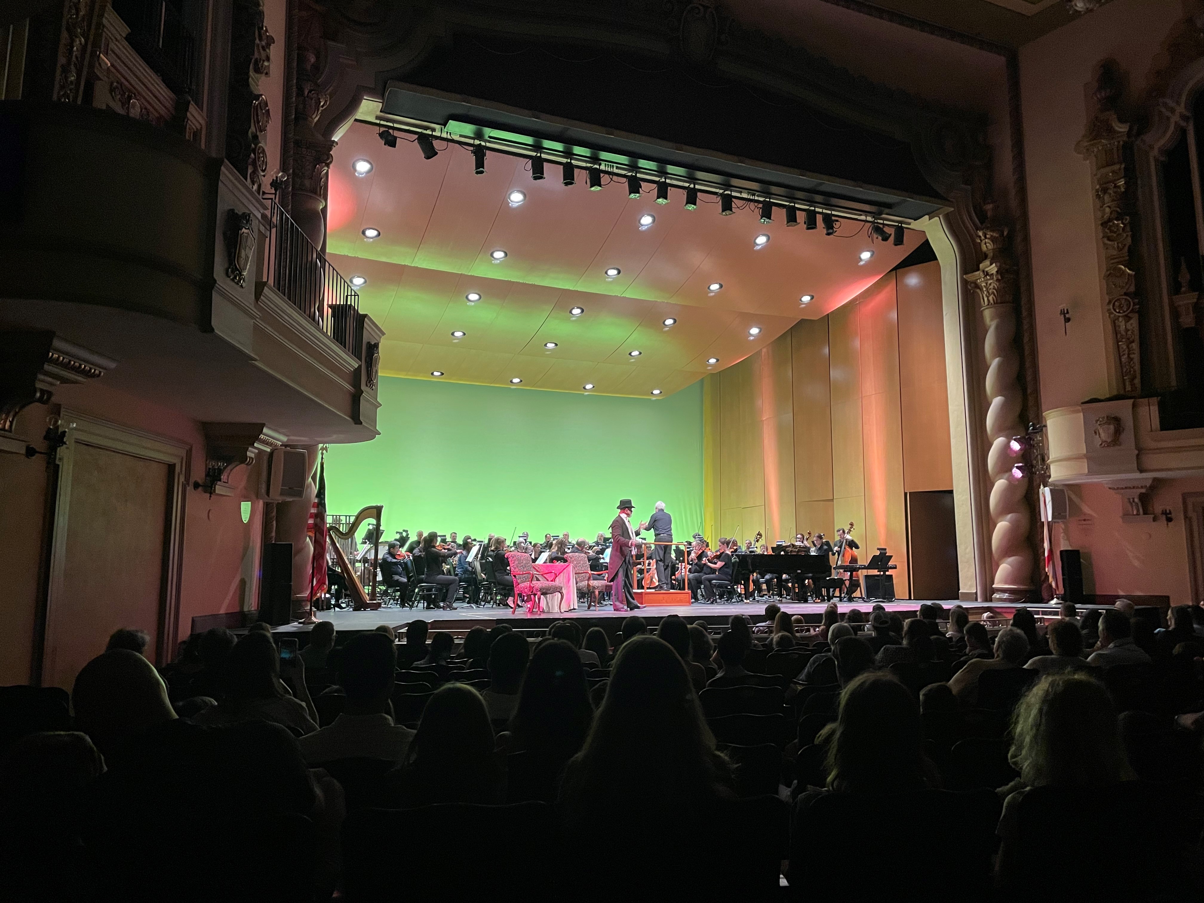 Pensacola Symphony Orchestra performance at the Pensacola Saenger Theatre