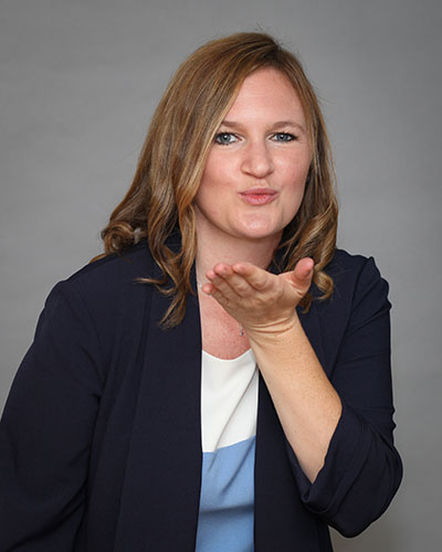 Picture of Nicole St. Aubin having fun